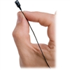 Sennheiser MKE 2 Gold Series Subminiature Omnidirectional Lavalier Microphone with Unterminated (Pigtail) Leads (Black)
