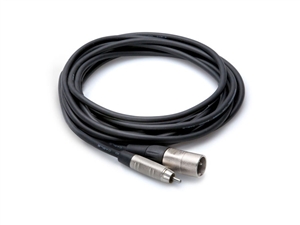 Hosa HRX-003 Pro Unbalanced Interconnect, REAN RCA to XLR3M, 3 ft