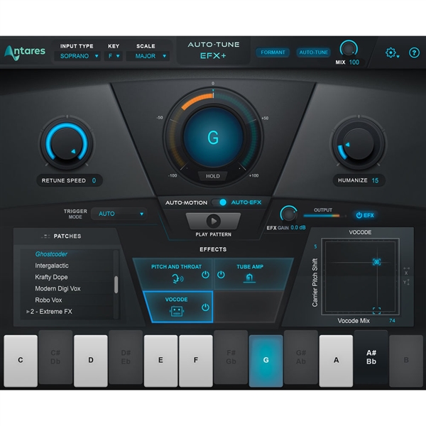 Antares Audio Technologies Auto-Tune EFX+ Vocal Effects Software (Download)