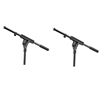 K&M 21160B PAIR Mic Stand Boom Arm - Measures 15.5" (393.7mm) (Black)