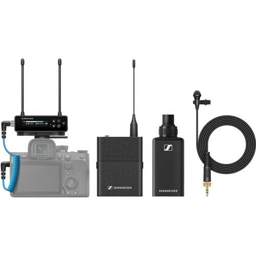 Sennheiser EW-DP ENG SET Camera-Mount Digital Wireless Combo Microphone System (Q1-6: 470 to 526 MHz)