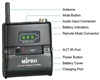 MiPro Act-24TC Rechargeable bodypack transmitter for use with ACT-2401 and ACT-2402 receivers