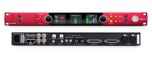 Focusrite Red 8Line Rackmount 58x64 Dante/HDX/Thunderbolt 3 Audio Interface