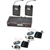 Galaxy Audio AS-1200 Twin Pack Wireless In-Ear Monitor System with 2 Receivers & EB6 Earbuds (P4: 470 to 494 MHz)