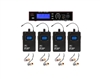 Galaxy Audio AS-1406 UHF Wireless In-Ear Monitor System for 4 Users Freq M