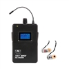 Galaxy Audio As-1406RM UHF Wireless In-Ear Monitor System Receiver with EB-6 Ear Buds