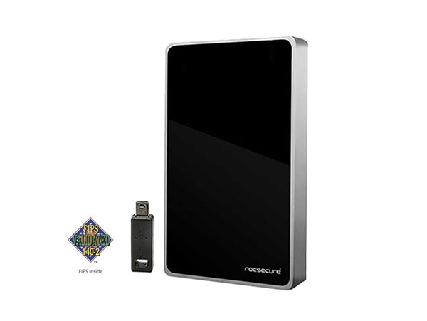 Rocstor Hawker HX, 1TB 7200RPM, Secure-Encrypted Mobile Drive w/ USB3.0, eSATA