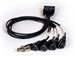 Lynx CBL-L1IO LynxONE MIDI/Sync Cable. HD-15 To DIN MIDI and BNC Clock Cable,Lynx