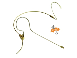 CO-5W-KIT-AK-BE, Beige Omni Earset Mic, Waterproof, 3-pin mini for AKG, Point Source Audio