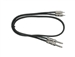 Hosa CPR-403 Dual Metal 1/4-inch TS to Metal RCA - 3 ft.