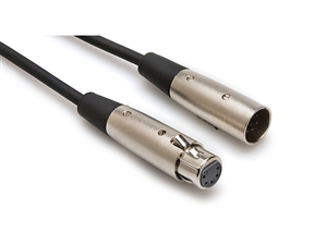 Hosa DMX-501 Buget AES/EBU Cable - 5 Pin XLRM to 5 Pin XLRF. 1 ft.