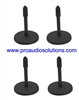 On-Stage DS7200B 4 PACK Adjustable Height Desktop Mic Stand Black