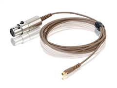 Countryman E2CABLEC, Hardwired/XLR, (C) Cocoa, E2 Earset Cable