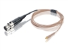 Countryman E6CABLET2, Hardwired/XLR, Male (T) Tan, (2) 2mm Duramax aramid-reinforced cable, E6 Earset Cable