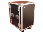 Gator G-TOUR16UCA-24D - 16U, 24" Deep Audio Road Rack Case w/ Casters