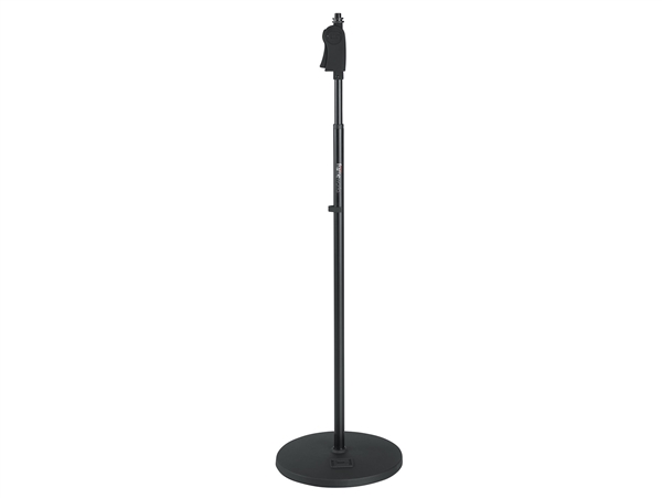 Gator GFW-MIC-1001 - Frameworks roundbase mic stand with deluxe one handed clutch and 10" base