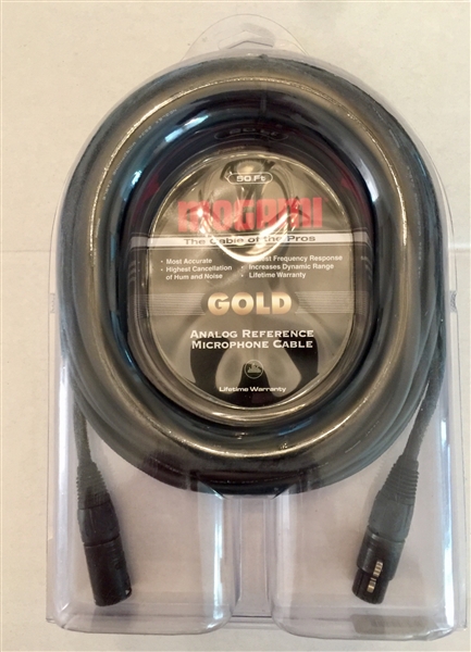 Mogami Gold Studio Microphone Cable - 50 foot