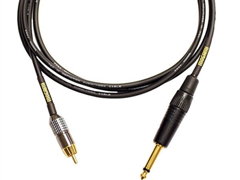 Mogami GOLD TS-RCA-03 Cable, 1/4 TS to RCA, 3 Ft.