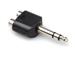 GPR-484 Adaptor, Dual RCA to 1/4 in TRS, Hosa