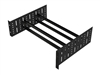 Gator GRW-SHELFTRAP2 - Gator Rackworks Rackable Clamping Trap Shelf; 14" Depth; 25lb Weight Capacity; 2U