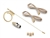 Avlex HS-48BG Beige Single Ear Hook Omnidirectional Headworn Microphone