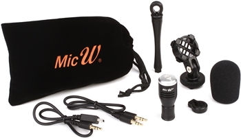 MIc W i2265 XY stereo mic Kit for GoPro Hero, w/accessories