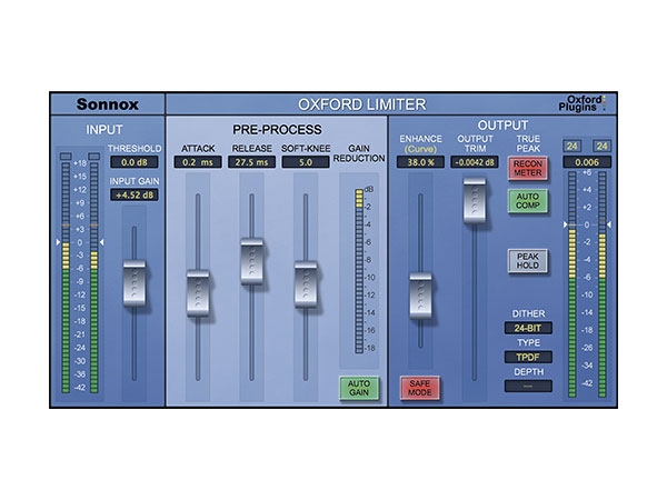 Sonnox Oxford Limiter Plug-in HD-HDX (Download)