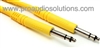 Mogami PJM-1204 Patchcord YELLOW, 12-in, TT to TT (Bantam) Per Each