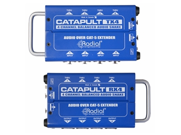 Radial Engineering Catapult TX4 - 4-channel Cat-5 Audio Snake Transmitter, Balanced i/o