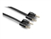 Hosa SKZ-630BB Speaker Cable Dual Banana to Same, Black Zip, 30 ft