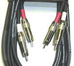 Quantum Audio UPX2-2, Dual RCA to RCA Cable, 2 Ft.