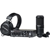 Steinberg UR22C Recording Pack with 2x2 USB Gen 3.1 Audio Interface, Headphones & Studio Mic